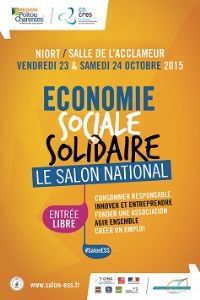 Salon de l’Economie Sociale et Solidaire. Du 23 au 24 octobre 2015 à Niort. Deux-Sevres. 